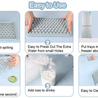 Mini Ice Cube Tray Set