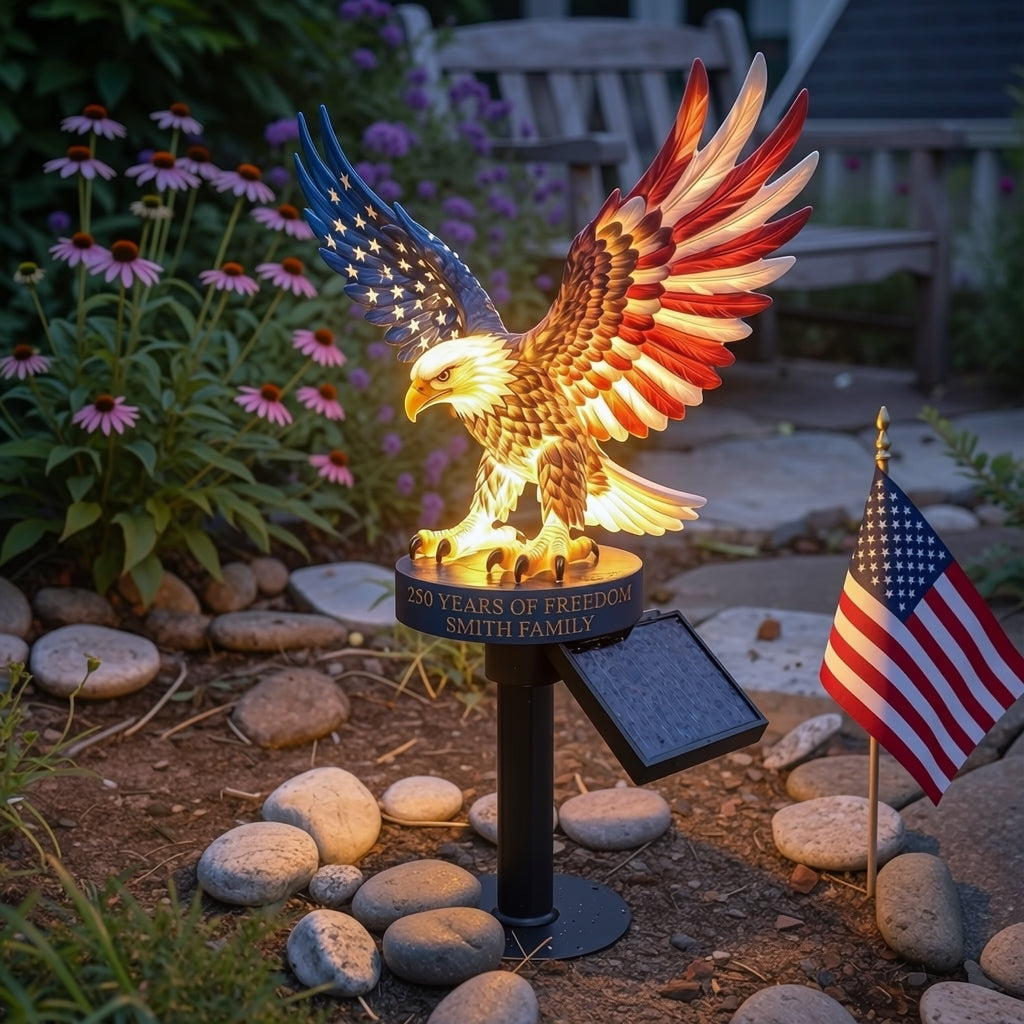 Solar Eagle Outdoor Garden Light