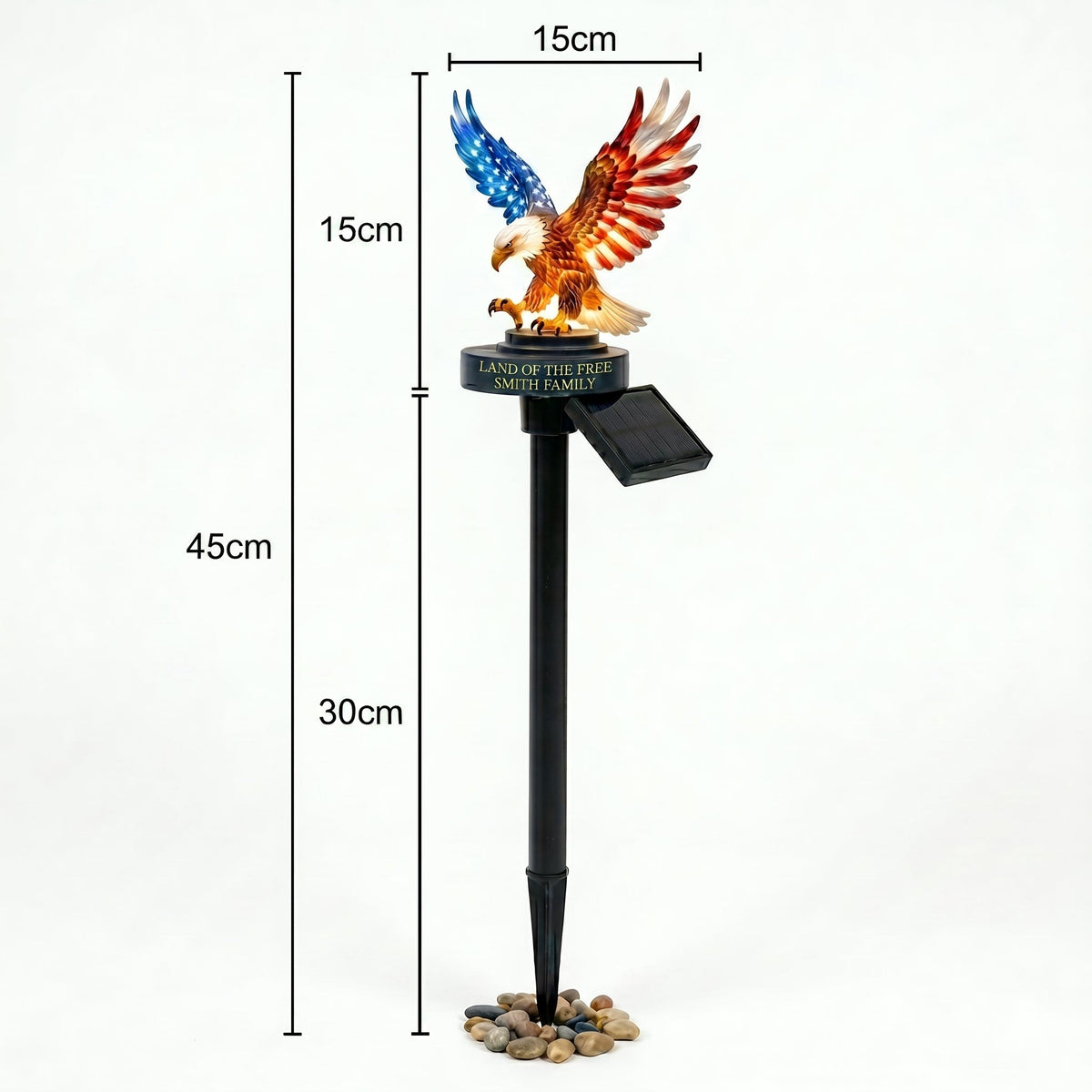 Solar Eagle Outdoor Garden Light