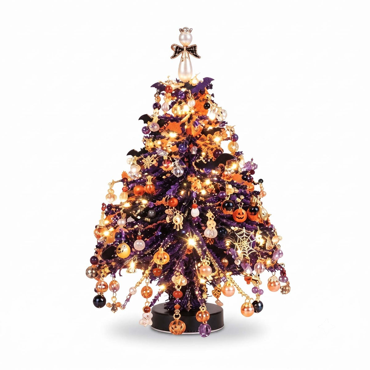 DIY Beaded Mini Christmas Tree Tabletop Decor Craft Kit