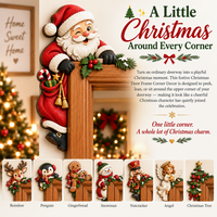 Christmas Santa Peekaboo Door Frame Decoration