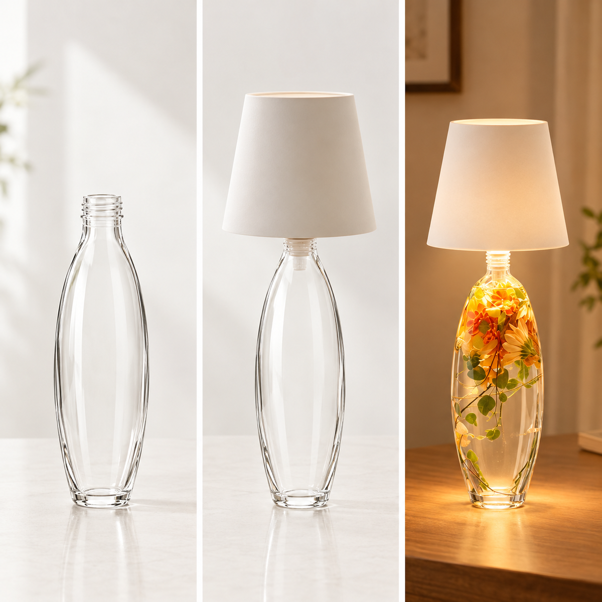 LED Bottle-Insert Decorative Lamp