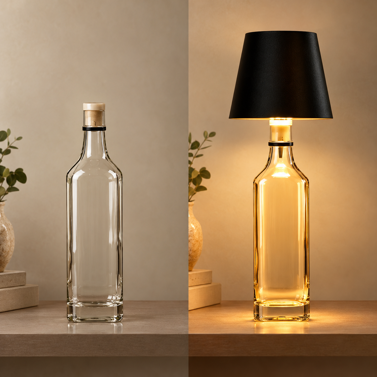 LED Bottle-Insert Decorative Lamp