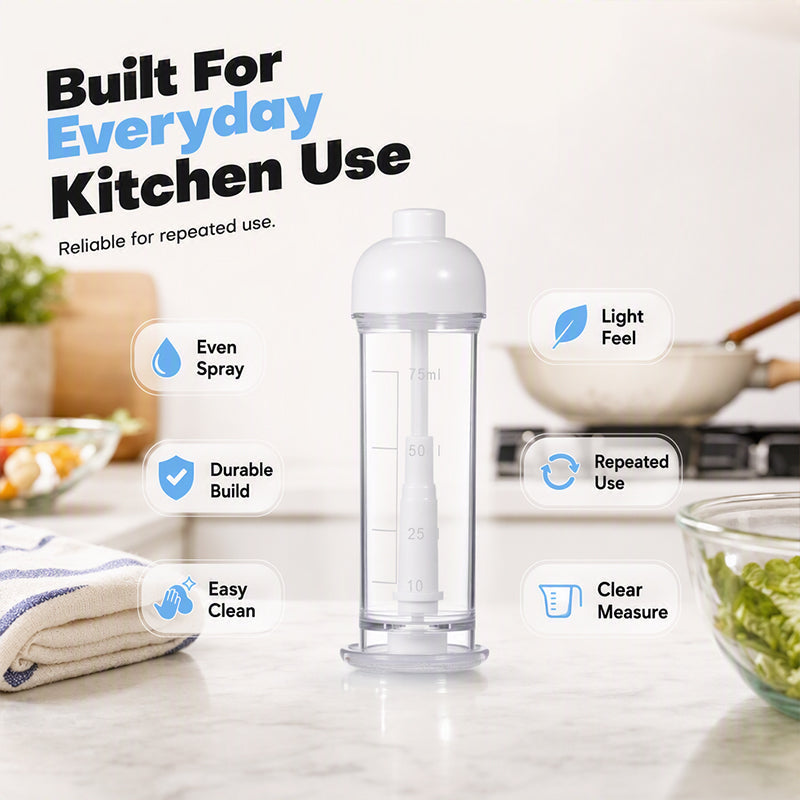 Press-to-Spray Cooking Oil Sprayer Bottle