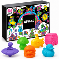 24 Days Christmas Advent Calendar Squeeze Toys Gift Box