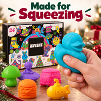 24 Days Christmas Advent Calendar Squeeze Toys Gift Box