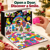 24 Days Christmas Advent Calendar Squeeze Toys Gift Box