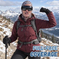 Funny Realistic Old Man 3D Print Ski Balaclava Face Mask