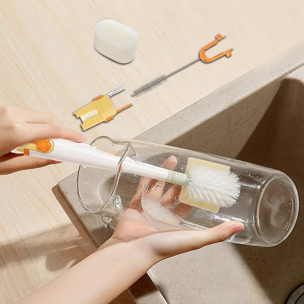 5-in-1 Multifunctional Bottle Cleaning Brush Set