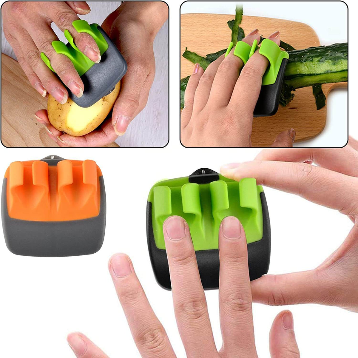 Finger Grip Vegetable Peeler