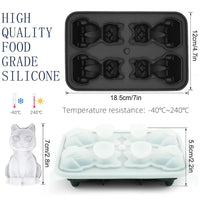 3D Animal Shaped Silicone Ice Cube Mold Tray