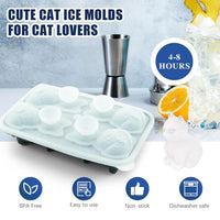 3D Animal Shaped Silicone Ice Cube Mold Tray