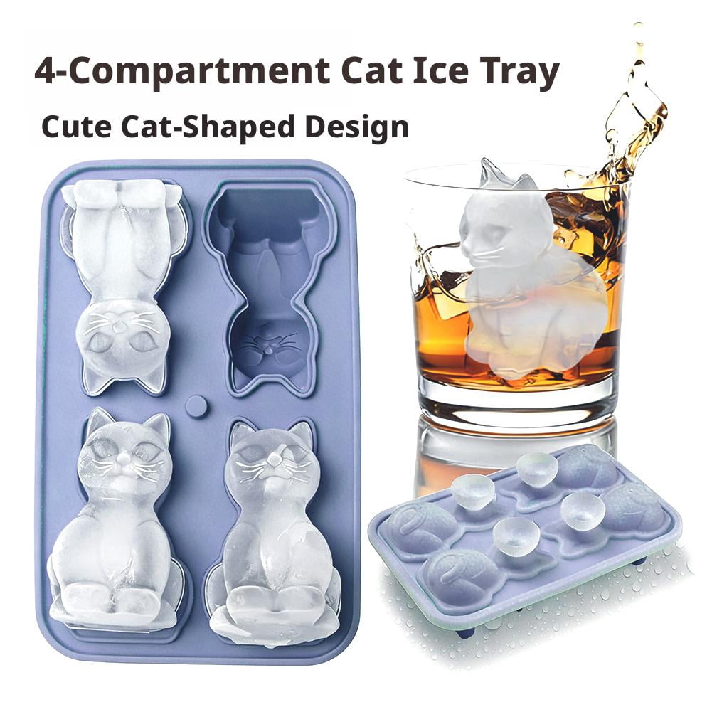 3D Animal Shaped Silicone Ice Cube Mold Tray