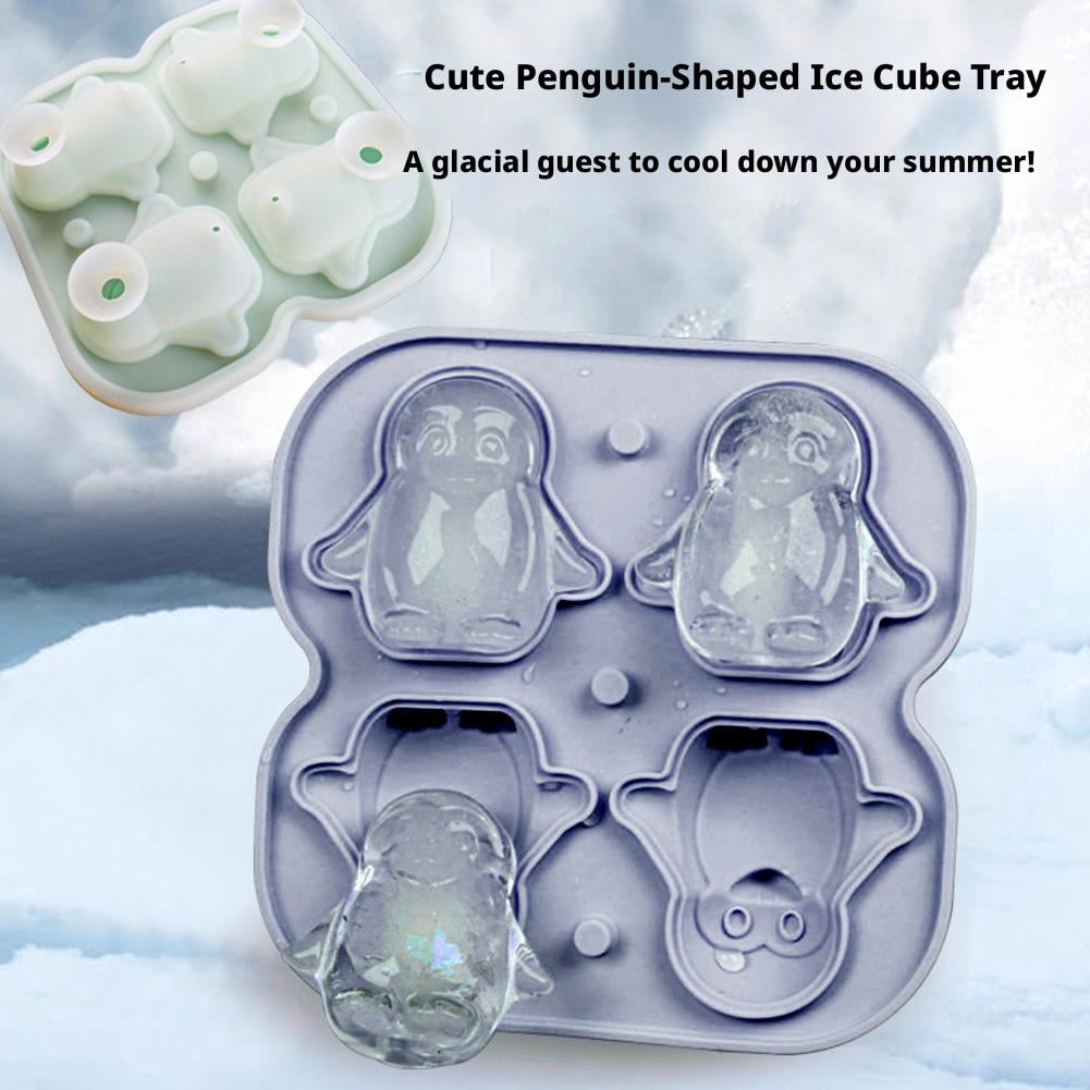 3D Animal Shaped Silicone Ice Cube Mold Tray