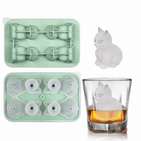 3D Animal Shaped Silicone Ice Cube Mold Tray