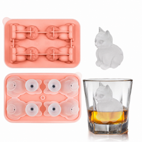 3D Animal Shaped Silicone Ice Cube Mold Tray