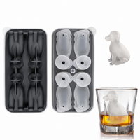 3D Animal Shaped Silicone Ice Cube Mold Tray