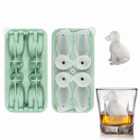 3D Animal Shaped Silicone Ice Cube Mold Tray