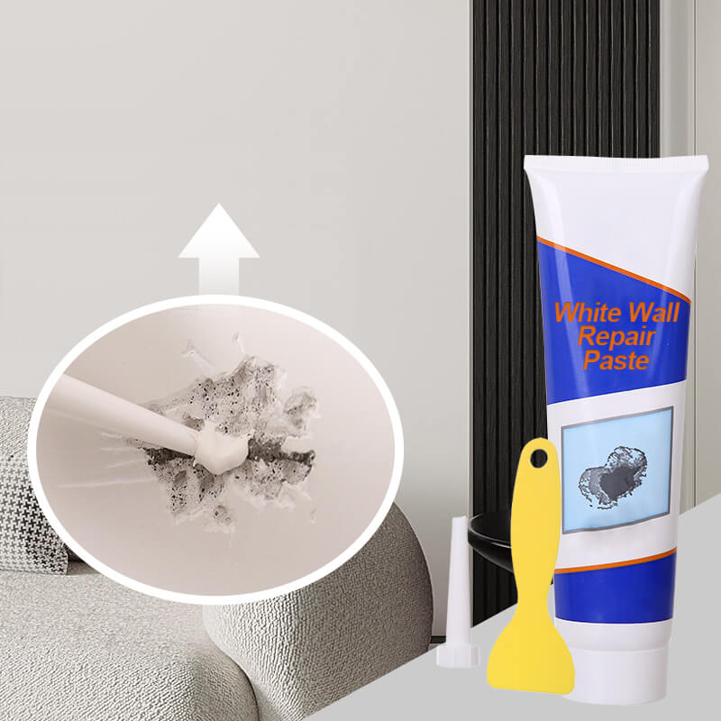 White Wall Repair Paste Mending Agent Kit with Scraper
