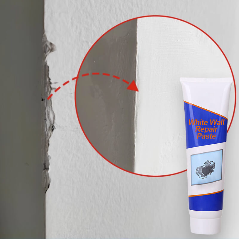 White Wall Repair Paste Mending Agent Kit with Scraper