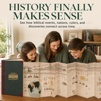 World History Timeline Foldout Chart Book – Hardcover