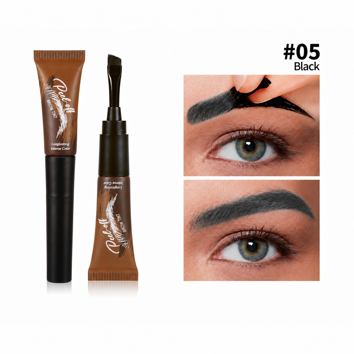 Peel-Off Eyebrow Tint Gel | Waterproof Brow Makeup