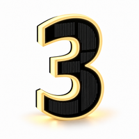 Solar Powered LED House Numbers Light