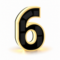 Solar Powered LED House Numbers Light