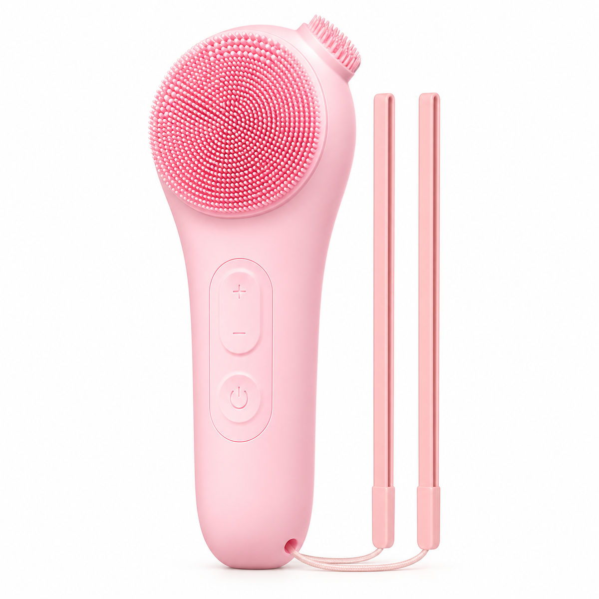 Silicone Electric Facial Cleansing Brush with Hot & Cold Compress