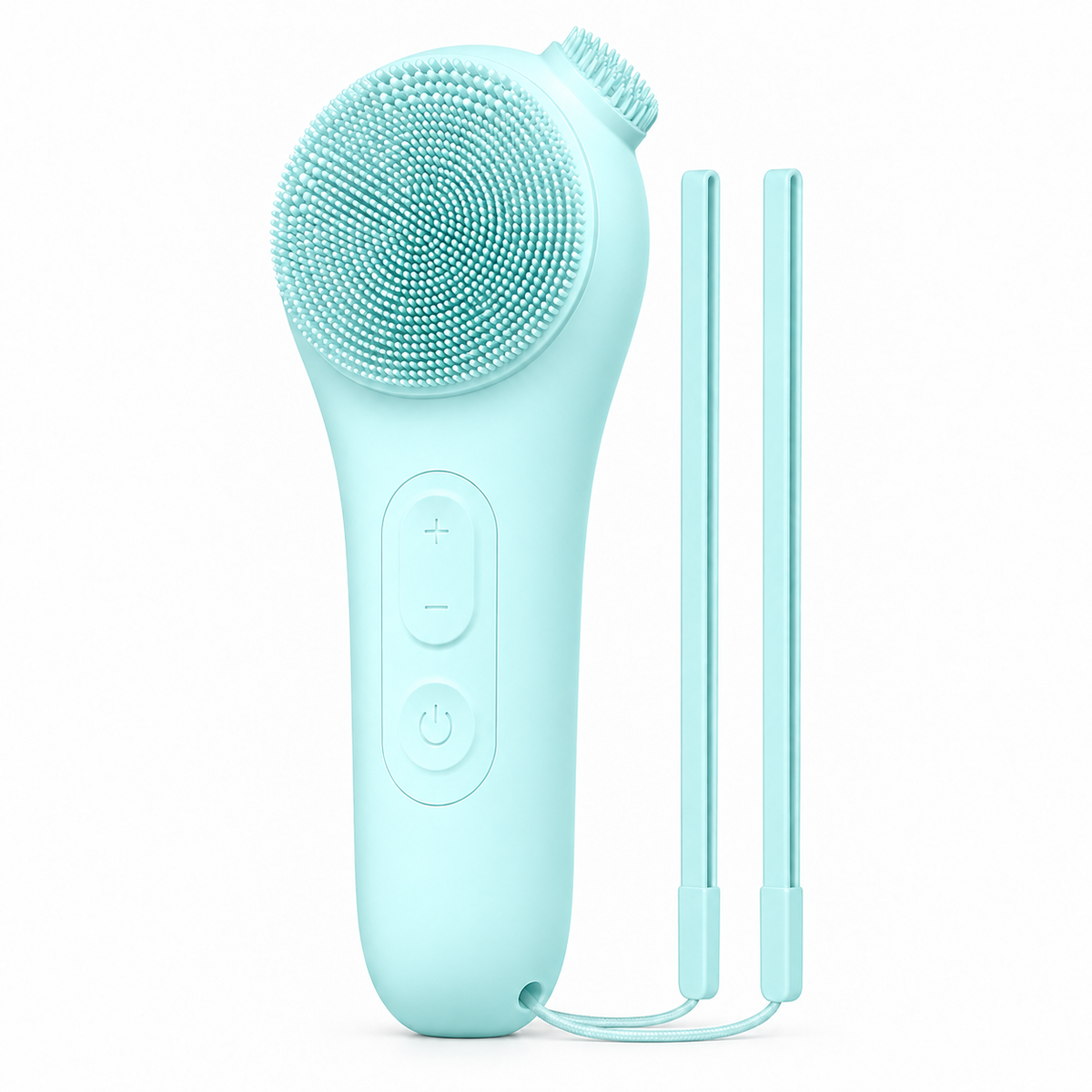 Silicone Electric Facial Cleansing Brush with Hot & Cold Compress