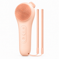 Silicone Electric Facial Cleansing Brush with Hot & Cold Compress
