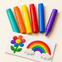 Magic Puffy Bubble Drawing Pens Set for Kids DIY Art