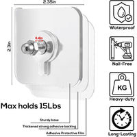 Heavy Duty Adhesive Wall Hooks