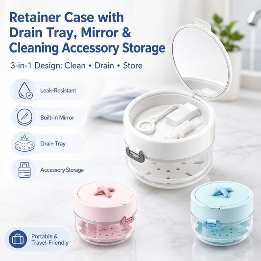 3-in-1 Retainer Cleaning & Storage Case