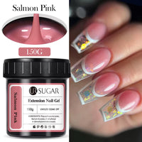 150g UV/LED Hard Nail Extension Builder Gel – Pink/White