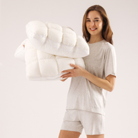Cloud Puff Pillow – Cooling Memory Foam Bed Pillow for Sleeping, Neck & Head Support, Ultra Soft & Fluffy