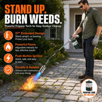 High Output Propane Weed Burner