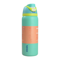 FreeSip 32 Oz Blue Insulated Stainless Water Bottle With Lid Insulated Stainless Water Bottle With For Sports And Travel Dreamy Field