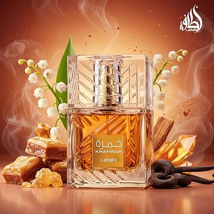 Lattafa Khamrah Eau de Parfum 100ml | Warm Spicy Vanilla Amber Fragrance for Men & Women