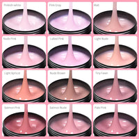 150g UV/LED Hard Nail Extension Builder Gel – Pink/White