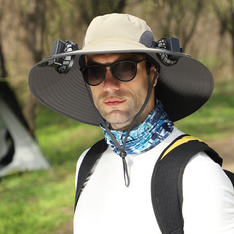 Solar Fan Hat