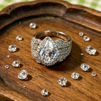 Radiant Pear Cut Band