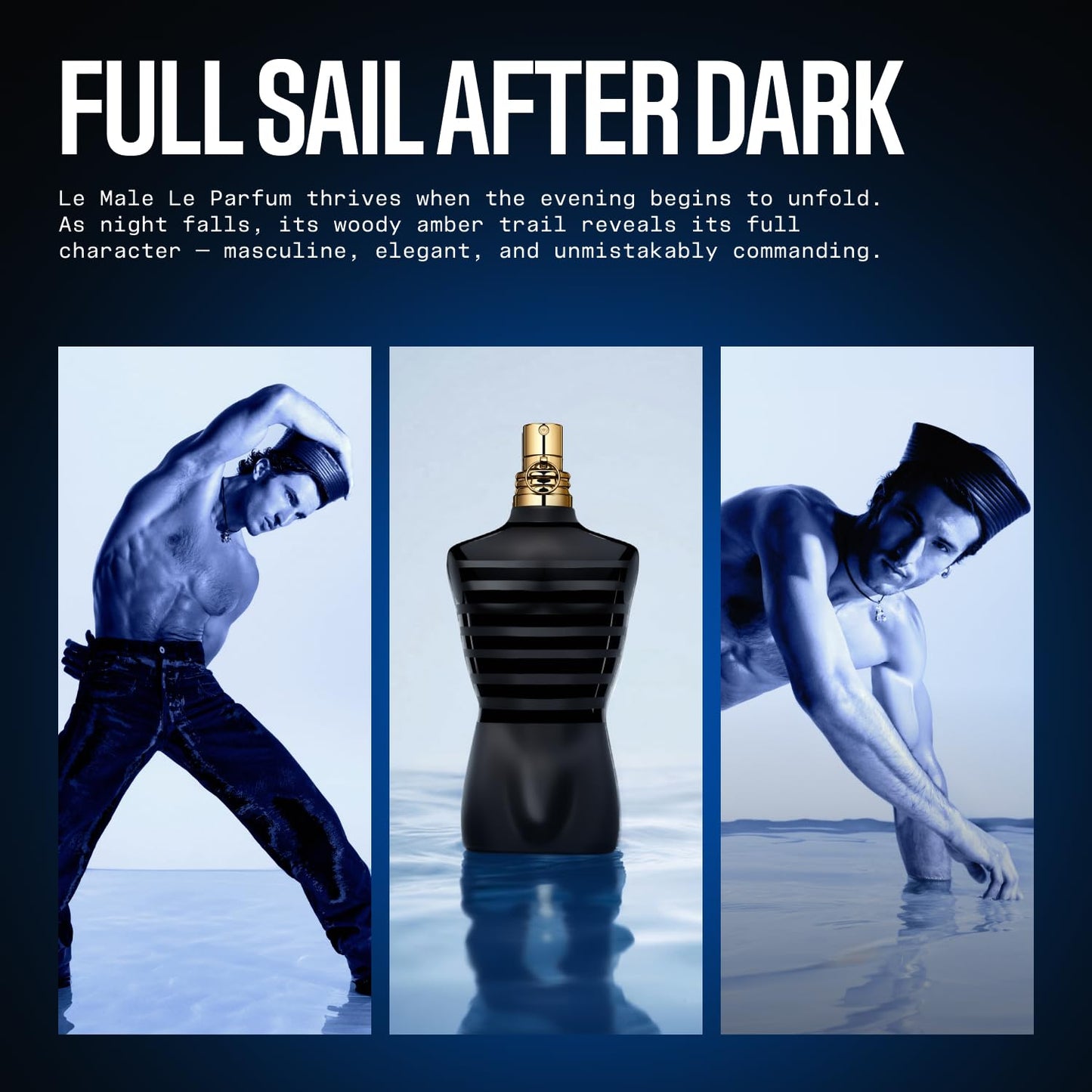 Jean Paul Gaultier Le Male Le Parfum EDP Intense 125ml For Men | Original Designer Fragrance