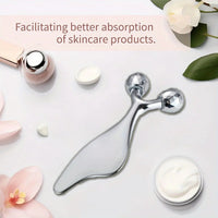 2-in-1 Facial Roller & Gua Sha Massage Tool