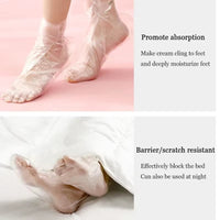 Disposable Foot Spa Covers – 100 Pack PE Pedicure Socks
