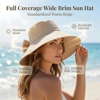 Elegant Bow Sun Hat