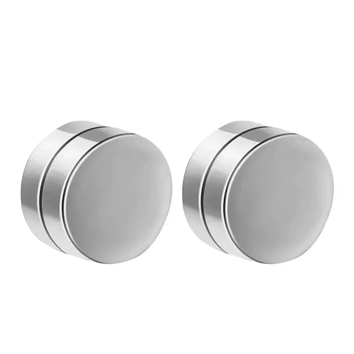 2-Piece Magnetic Clip-On Stud Earrings – Non-Piercing