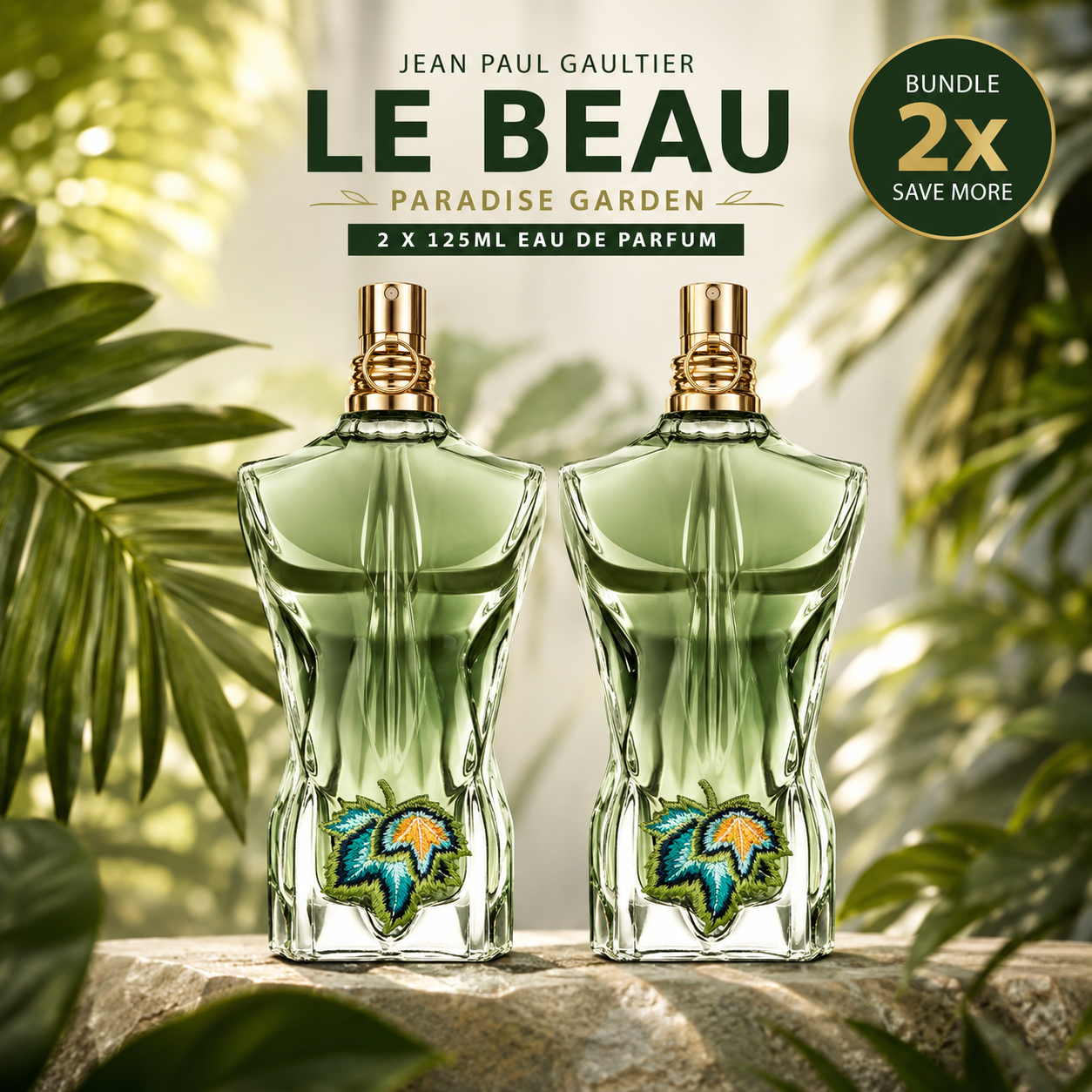Jean Paul Gaultier Le Beau Paradise Garden Duo Pack | Buy 2 & Save More