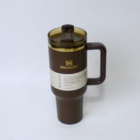 Mocha Brown 40oz Stainless Steel Stanley Tumbler | Hot & Cold Travel Mug – Imperial Nest