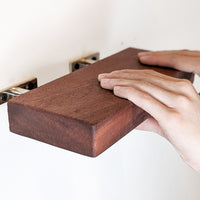 Thick Oak Floating Shelf in 6" to 10" lengths